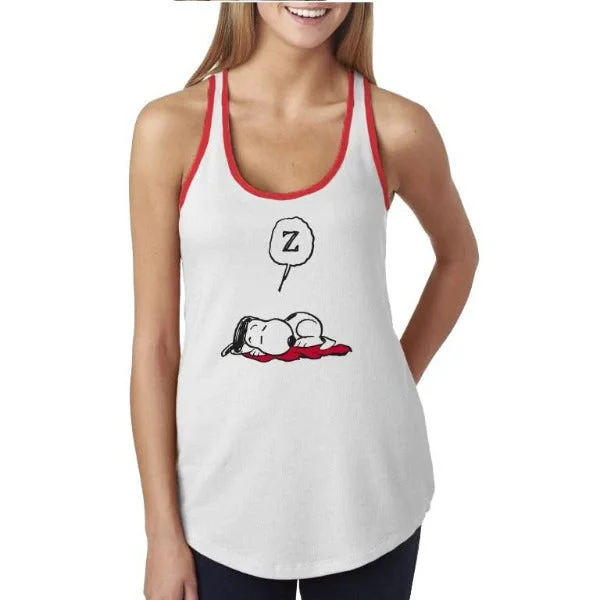 Snoopy Lazy Days Tank Top cropped tank top