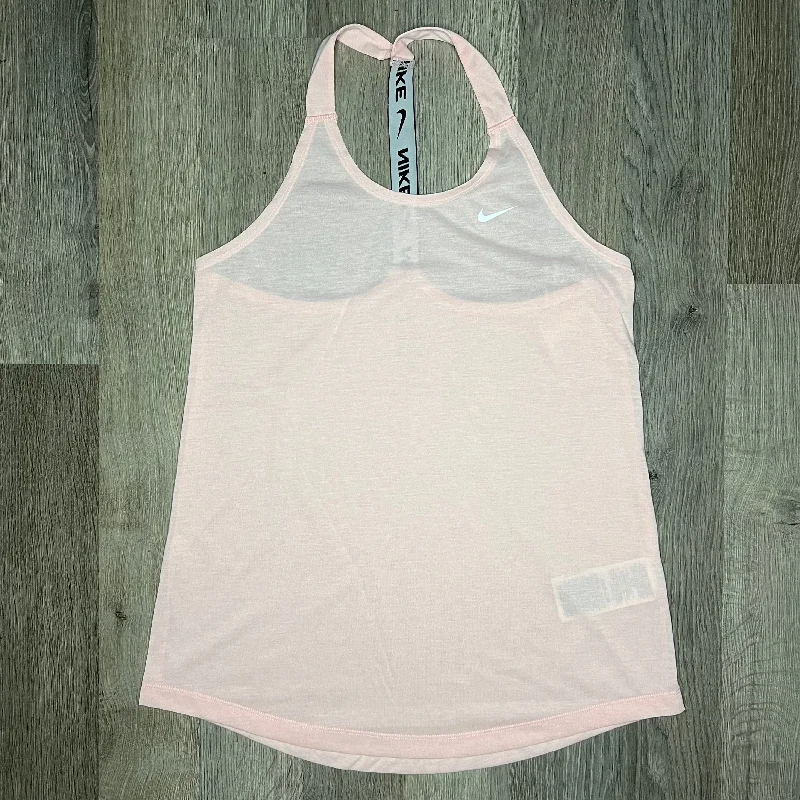 Nike Elastika Tank Top Light Pink lace back tank