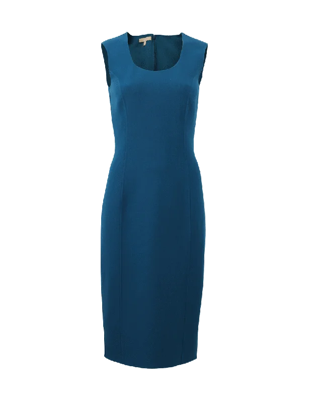 Wool Crepe Sheath Dress Tunics Cozy soft