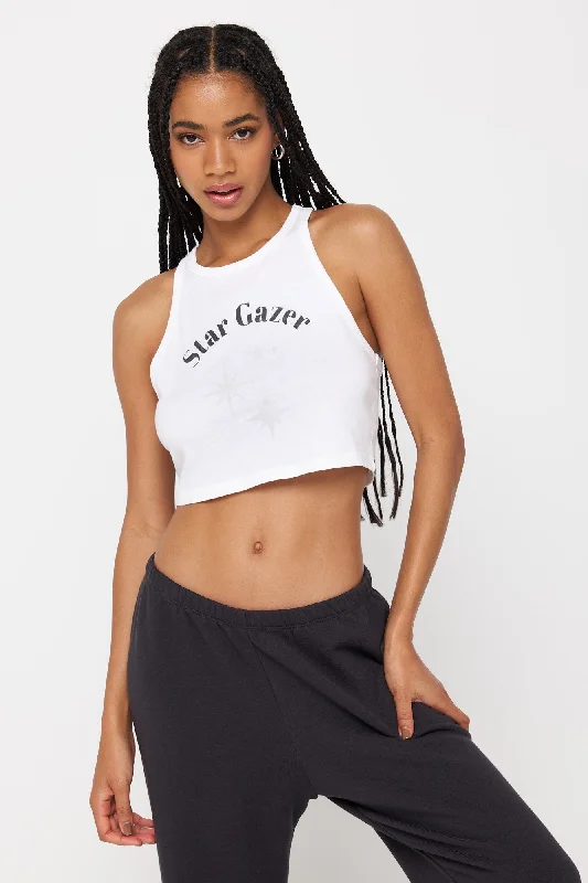 Star Gazer Sienna Crop Tank crossback tank top