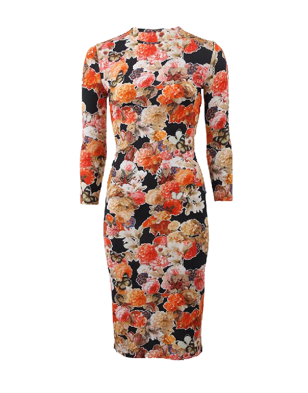 Printed Jersey Dress A-Line Day Work