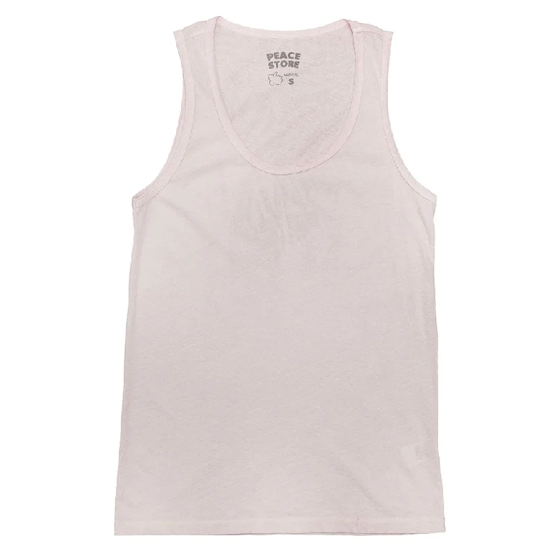 Peace Store Cotton Tank Top - Pink Clover pastel tank top