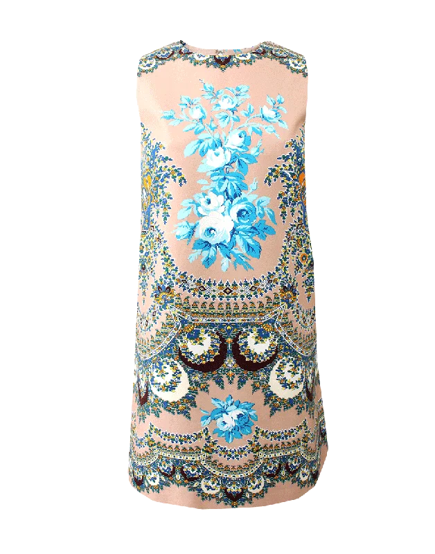 Printed A-Line Dress Tunics Trendy modern