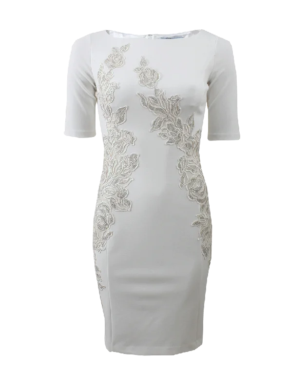 Floral Embroidered Dress Tunics Spring floral