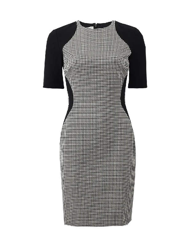 Dogtooth Dress Tunics Mesh breathable