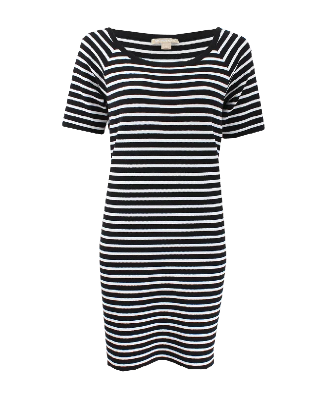 Compact Cotton Stripe Dress Tunics Favorite customer