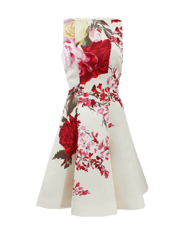 Full Bottom Print Dress Tunics Winter warm