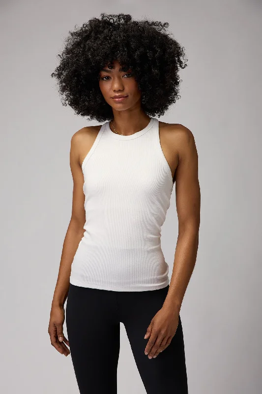 Slim Rib Tank activewear tank top