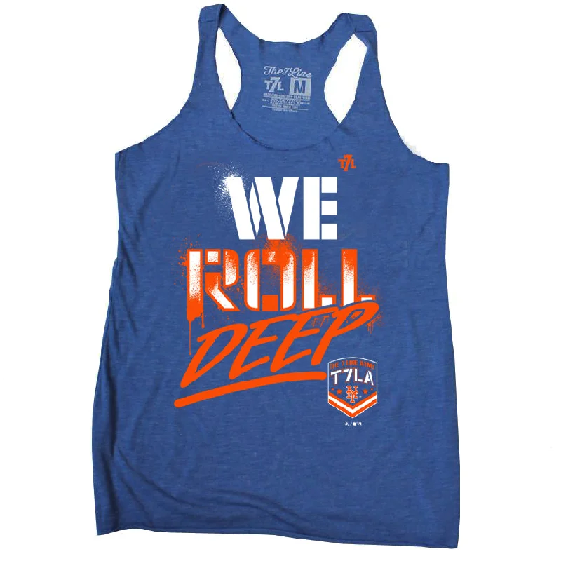 We Roll Deep T7LA Ladies Tank Top lace back tank