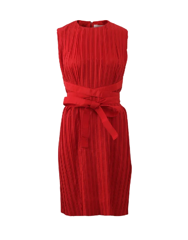 Cross Strap Washed Taffeta Dress Tunics Sophisticated sleek