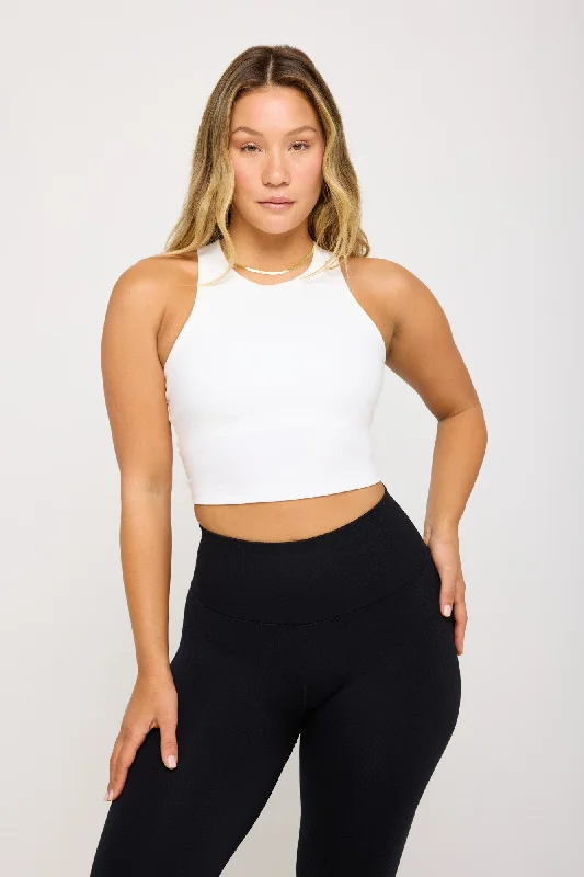 Dream Tech Crop Tank layering tank top