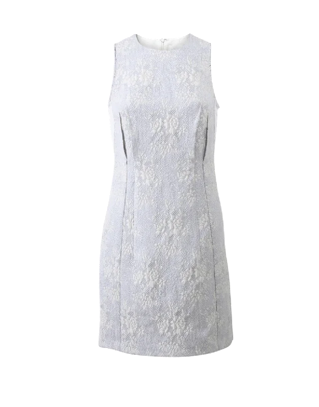 Floral Quilted Darted Dress Tunics Short Trendy
