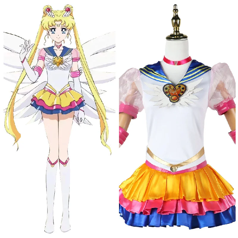 Sailor Moon Tsukino Usagi Cosplay Costume Dress Outfits Halloween Carnival Party Disguise Suit Turtleneck Warm Winter