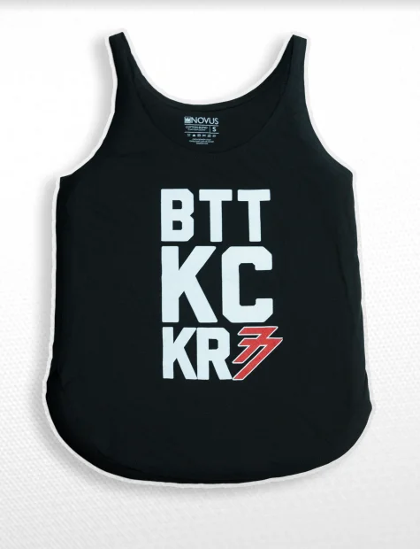 Butker Clothing Line BLACK BTTKCKR7 Women Tank by Novus low neck tank