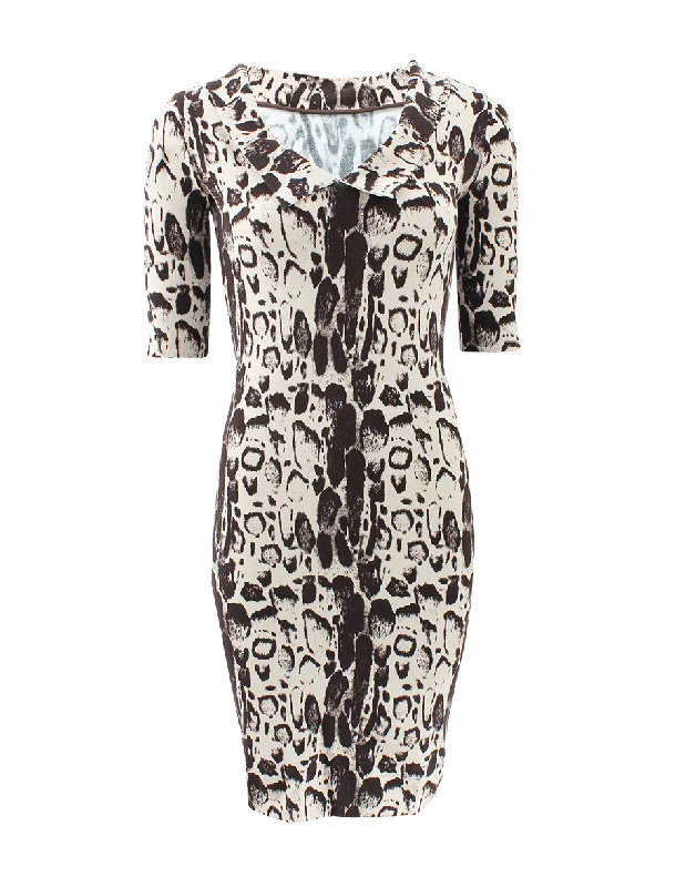Slim Stretch Printed Dress Tunics Denim casual
