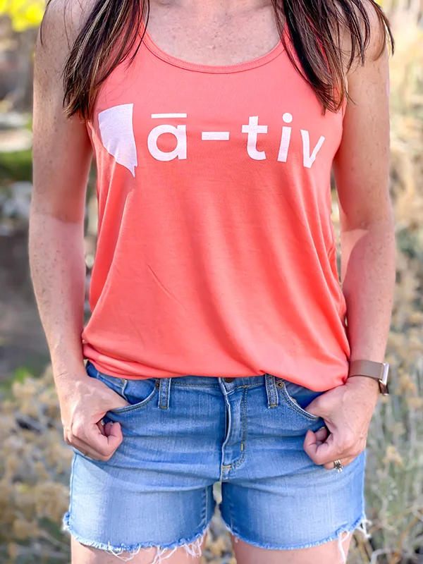 Women's Flowy Racerback Tank - Native crew neck tank