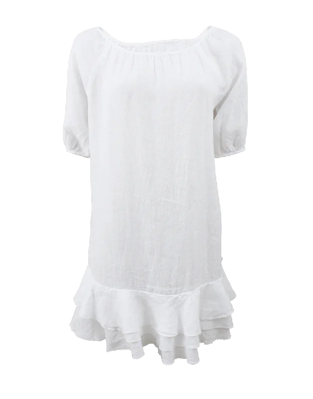Ruffle Bottom Dress Tunics Recommended stylist
