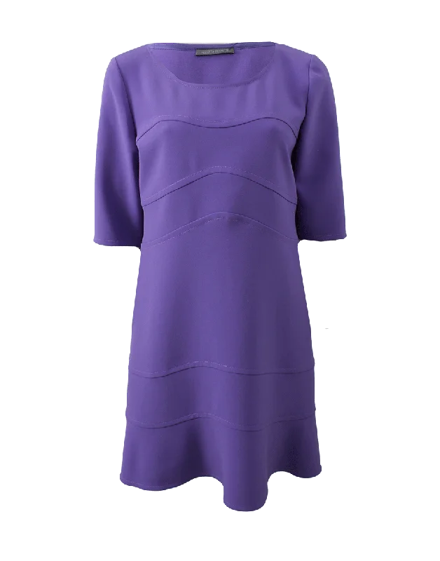 Flounce Hem Dress Tunics Vintage classic