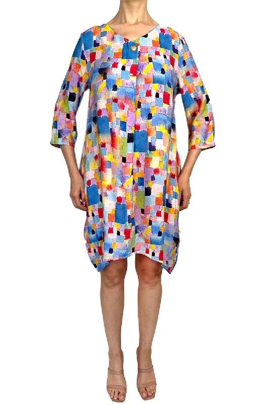 Women's Dress Colorful print With Long Sleeve Sizes XXLARGE On SALE Tunics Silk luxurious Women's Dress Colorful print With Long Sleeve Sizes XXLARGE On SALE Tunics Silk luxurious