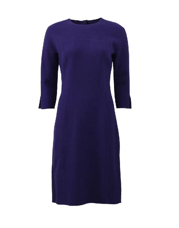Slim Wool Dress Tunics Versatile all-occasion
