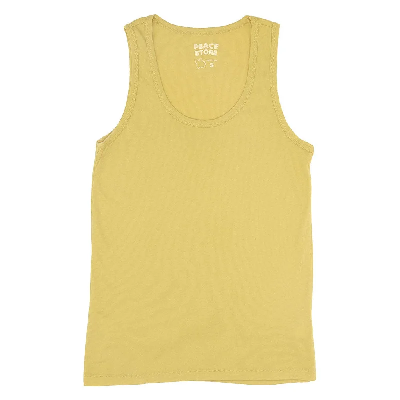 Peace Store Cotton Tank Top - Dijon chic tank top