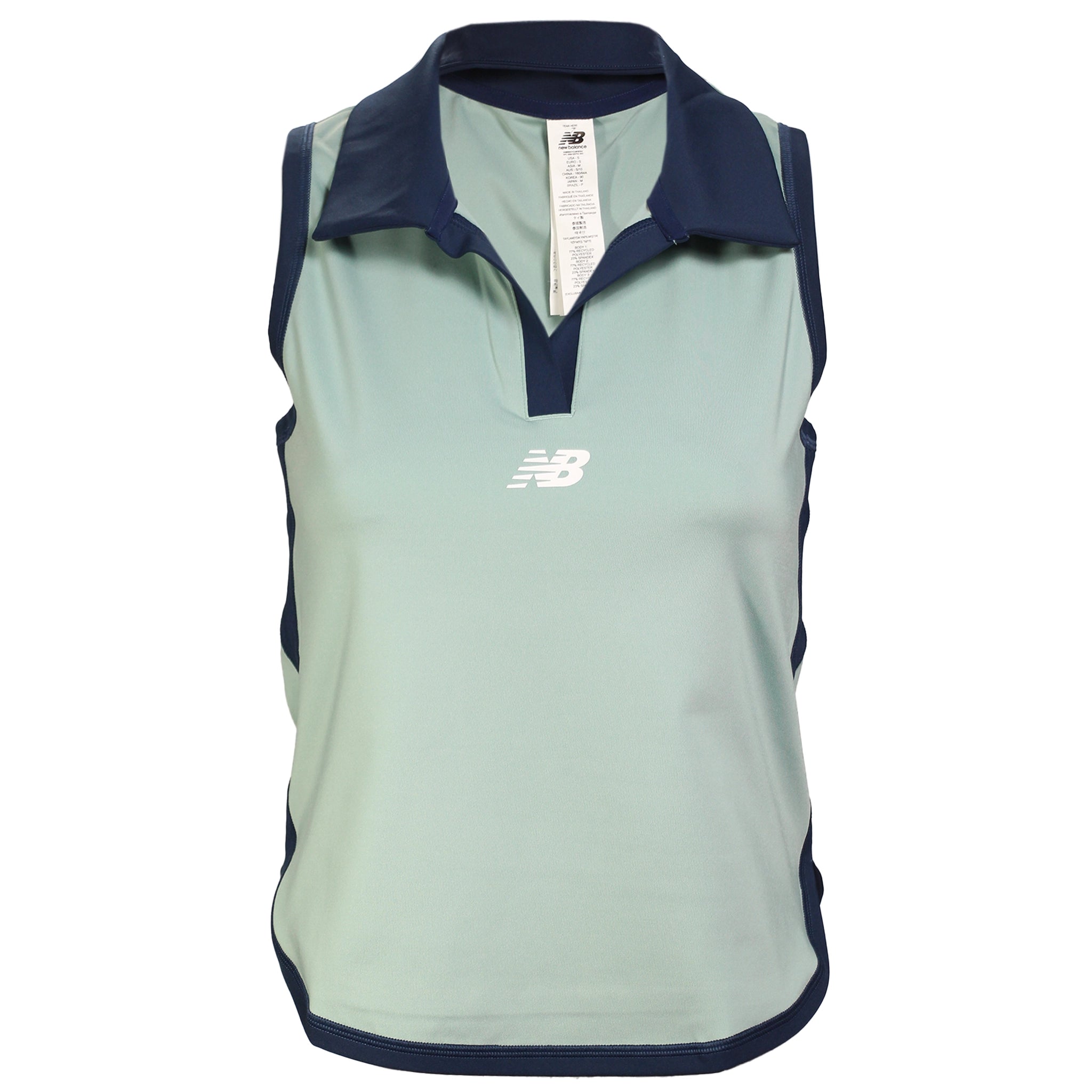 New Balance Women's Collared Tournament Tank WT41402-SAM flexible tank top