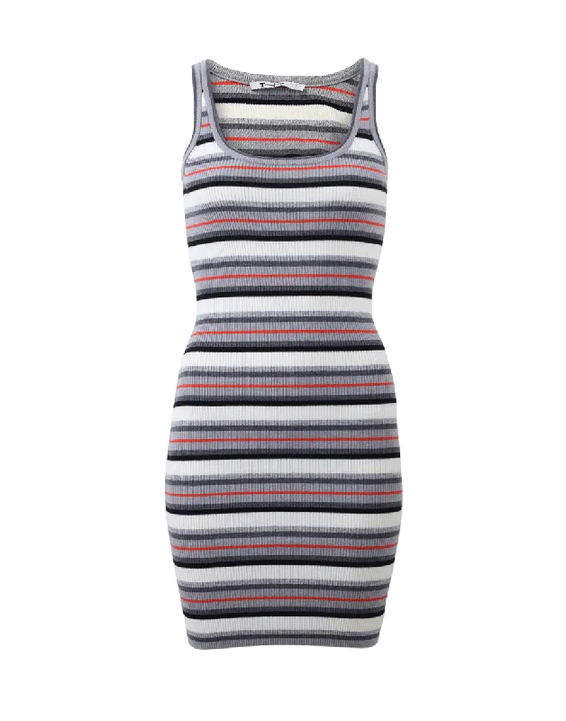 Merino Striped Cami Dress Tunics Trendy modern