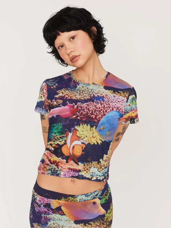 Fish Tank Mesh Tee essential tank top