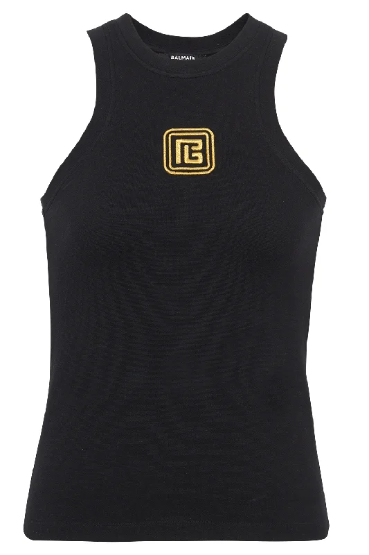 Embroidered Tank Top trendy tank top