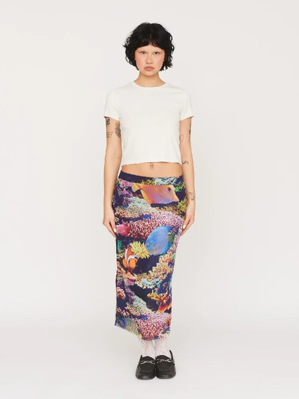 Fish Tank Mesh Skirt basic tank top