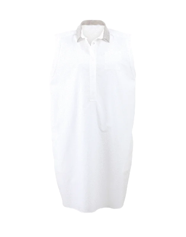 Monili Collar Egg Dress Tunics Versatile stylish