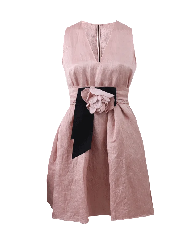 Washed Duchesse Dress Square Neckline Feminine
