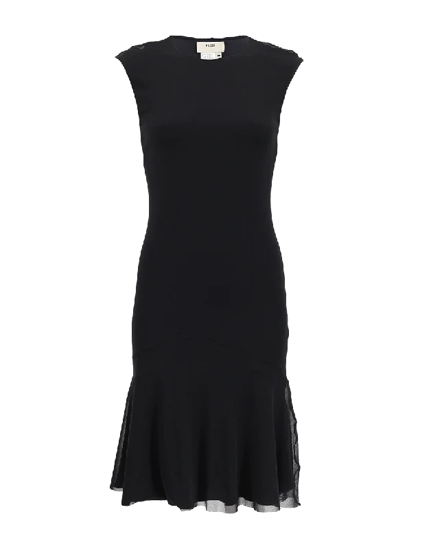 Knee-Length Fish Tail Dress Tunics Stylish modern