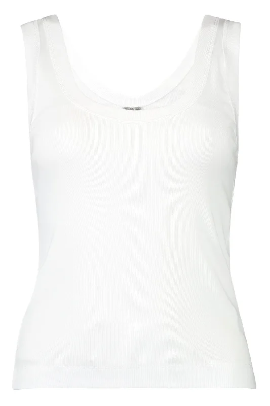 Sleeveless Scoopneck Tank black tank top