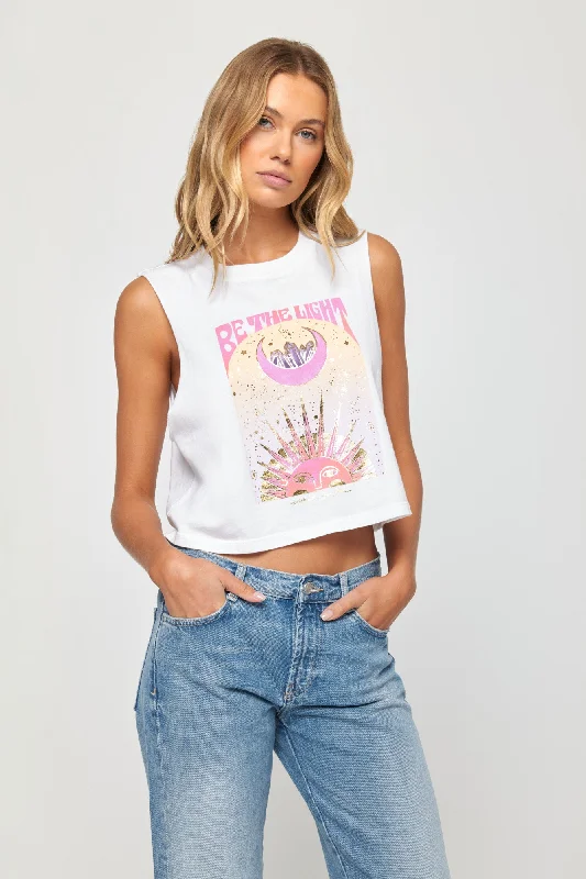 Be The Light Callie Crop Tank essential tank top