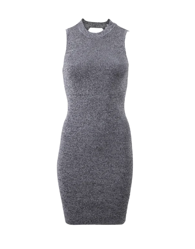 Sleeveless Back Cut Out Dress Tunics Stylish elegant