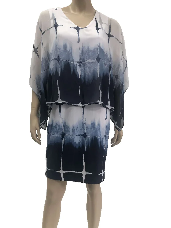 Women's Dresses on Sale Canada Blue And White Flowing Design Quality Fabric with Comfort Fit Now On Sale Tunics Vintage classic Women's Dresses on Sale Canada Blue And White Flowing Design Quality Fabric with Comfort Fit Now On Sale Tunics Vintage classic