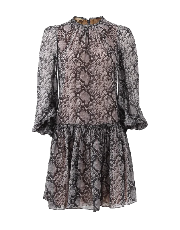 Drop Waist Dress Boatneck Modish Everyday