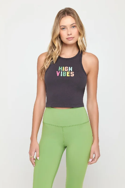 High Vibes Sienna Crop Tank strapless tank top