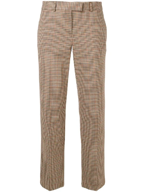 Cece checked crop trousers Trousers Top Rated