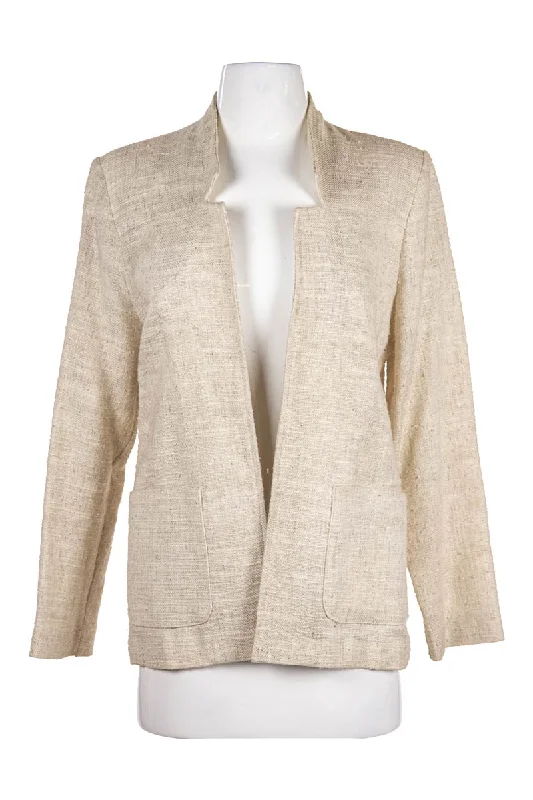 Vintage 1980's Alex Colman Jacket Notch Collar Peter Pan Collar Cowl Neck