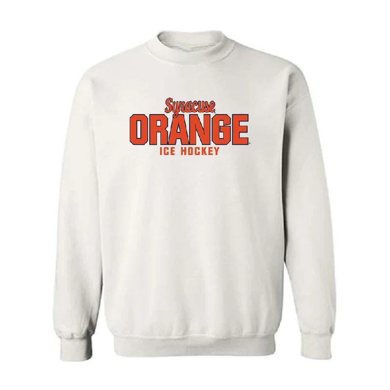 Syracuse - NCAA Women's Ice Hockey : Peyton Armstrong - Classic Shersey Crewneck Sweatshirt Hoodie with Elastic Cuffs Stretchable Comfortable