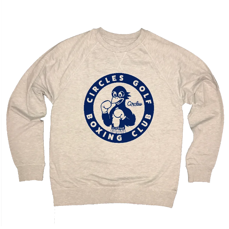 Circles Golf Boxing Club - Lightweight Pullover Boat Neck Sweater