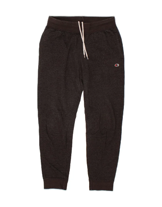 CHAMPION Womens Tracksuit Trousers Joggers UK 12 Medium  Grey Cotton Trousers Polka Dot Cute