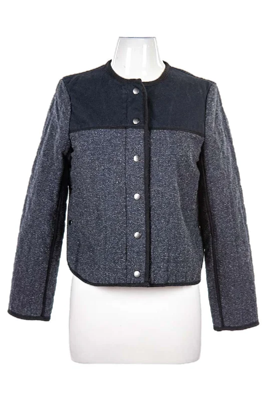J.Crew Jacket Tiered Jacket Buttoned Jacket Zippered Jacket