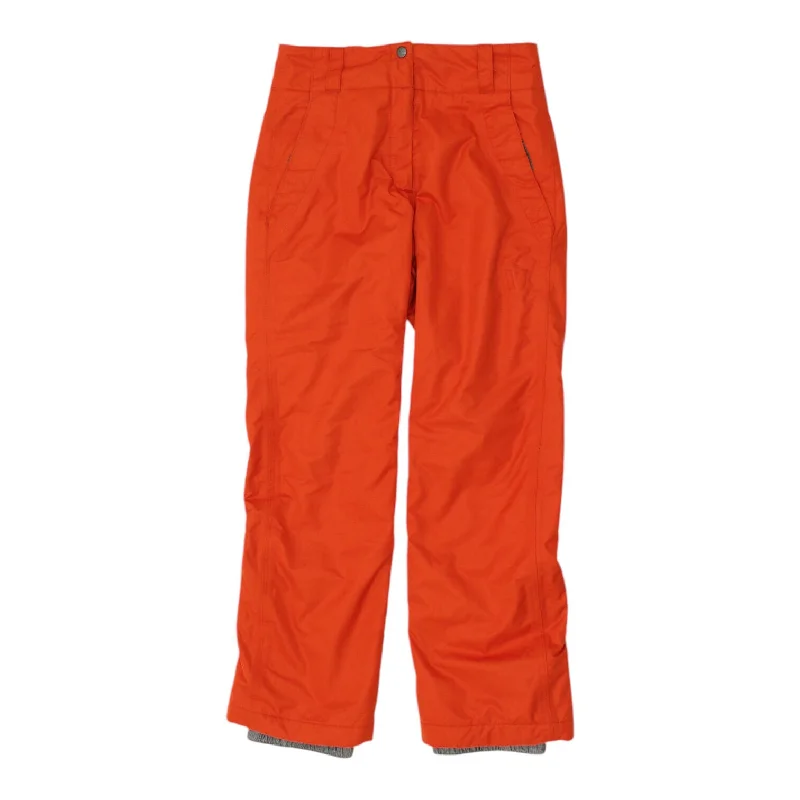 Vuarnet Womens Orange Ski Trousers | Vintage Designer Winter Sports Snow Pants Trousers Culottes Wide Leg