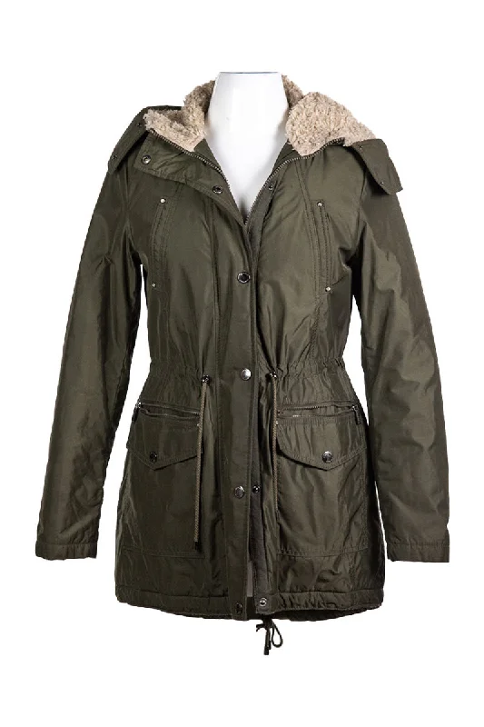 Laundry by Shelli Segal Jacket Trench Coat Raincoat Waterproof Jacket