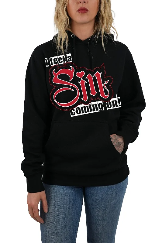 Devilicious Pullover Hoodie Hoodie with Zipper Placket Modern Functional