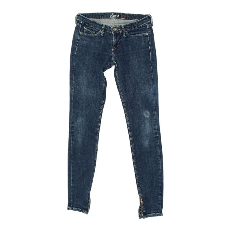 Levi's Womens Blue Skinny Slim Low Rise Jeans | Vintage Casual Denim Trousers Trousers Brand Named Levi's Womens Blue Skinny Slim Low Rise Jeans | Vintage Casual Denim Trousers Trousers Brand Named