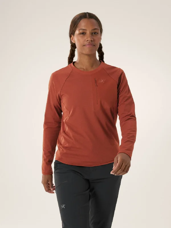 Delta Crew Neck Pullover Women's Keyhole Neck Pullover